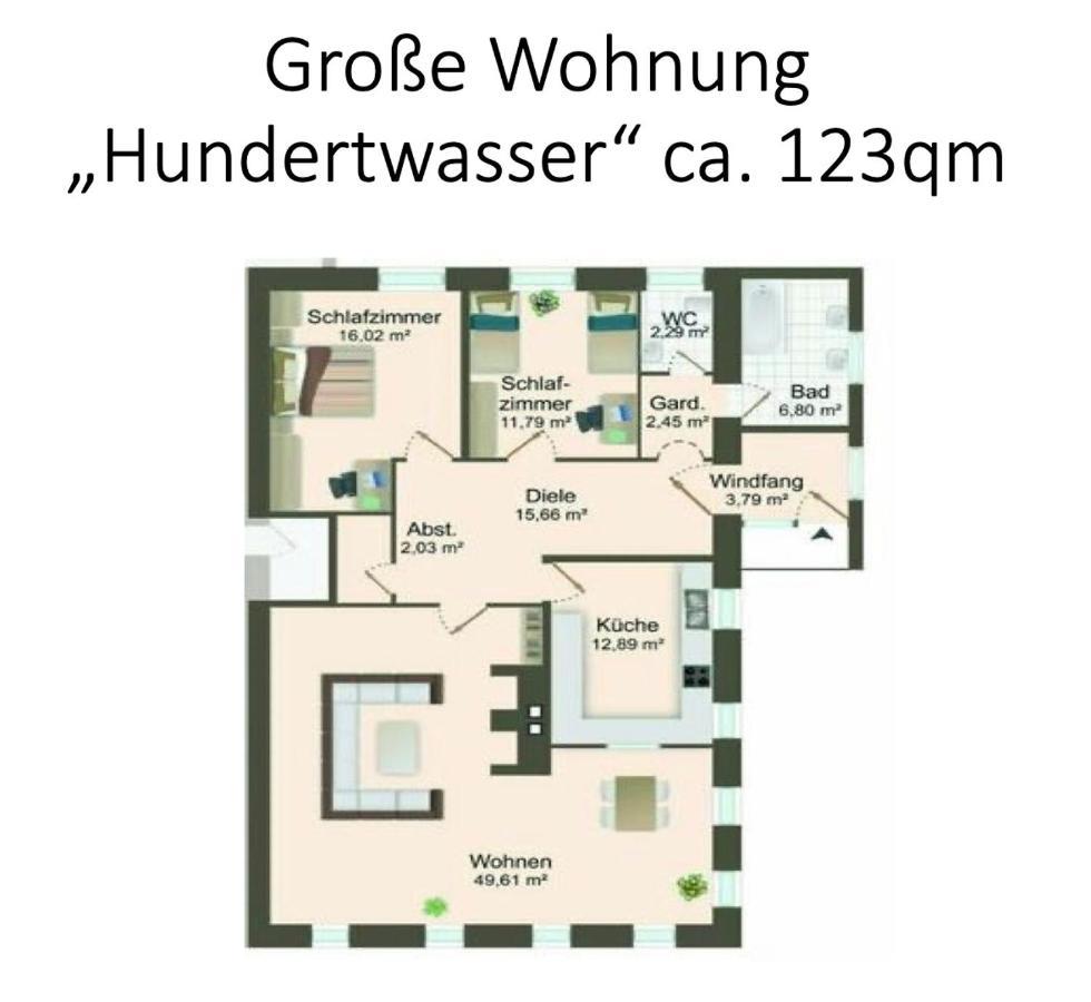 Grosse Ferienwohnung Hundertwasser Am Dreisessel In Altreichenau Neureichenau Exteriör bild